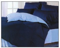 2-side 2-tone Convertible Waterbed and Standard Bed Comforter Set