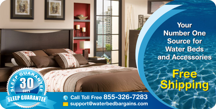 Hardside and Softside Waterbeds at unbeatable prices, free shipping, 30-night in home trial